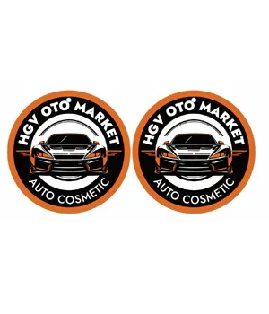 Yuvarlak Kesim İpli Oto Kokusu - Oto Market Baskılı