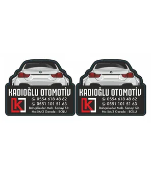 Kadıoğlu Otomotiv Baskılı Askılı Araç Kokusu