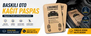 baskılı oto kağıt paspas
