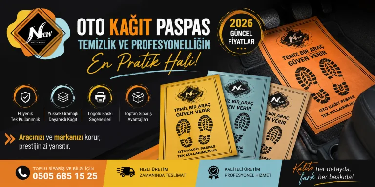 Oto Kağıt Paspas Fiyatları 2026