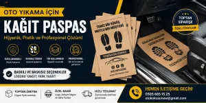 Oto yıkama için tek kullanımlık suya dayanıklı kağıt paspas modelleri