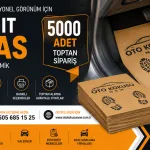 5000 Adet Oto Kağıt Paspas